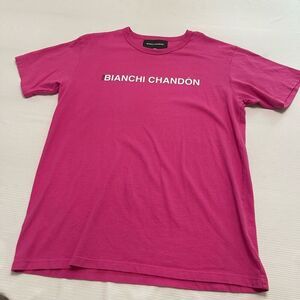Bianca Chandon x Tom Bianchi Mens T-Shirt Medium Pink Made in USA